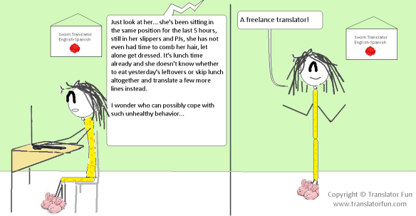 A freelance translator's lifestyle