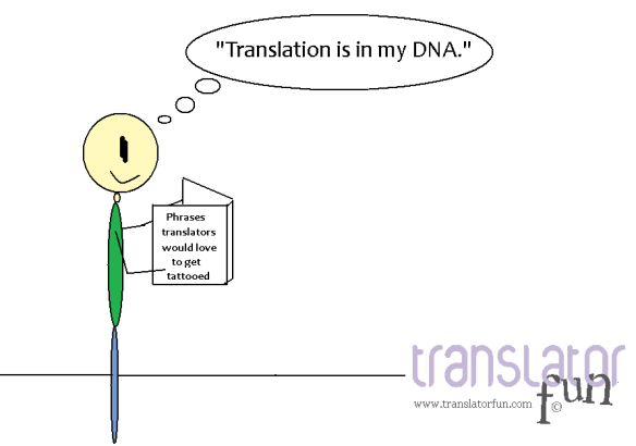 Tattoos for translators - click on the image to enlarge