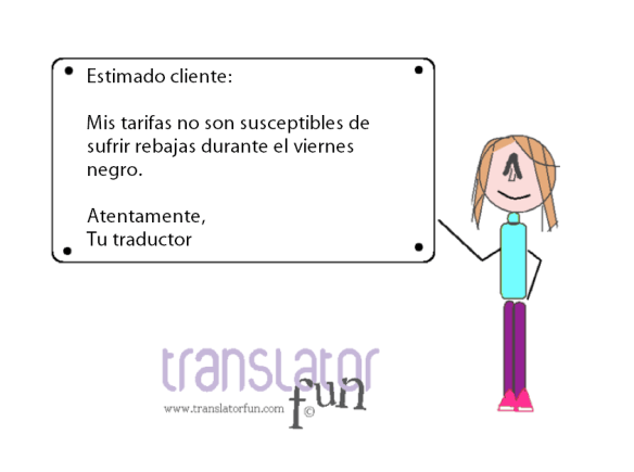 Viernes Negro para traductores