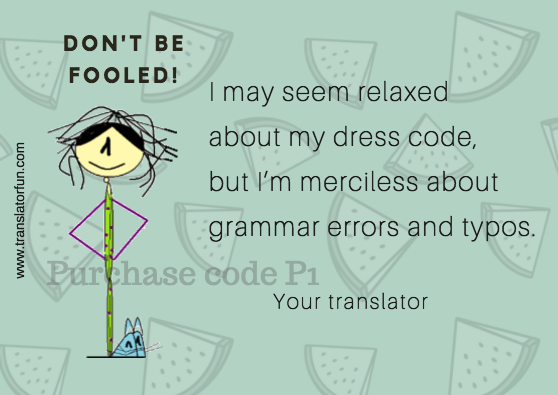 Translator obsessed with grammar errors