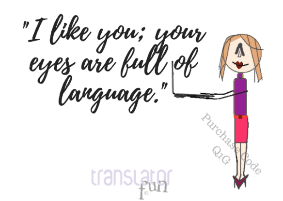Pick up lines for translators
