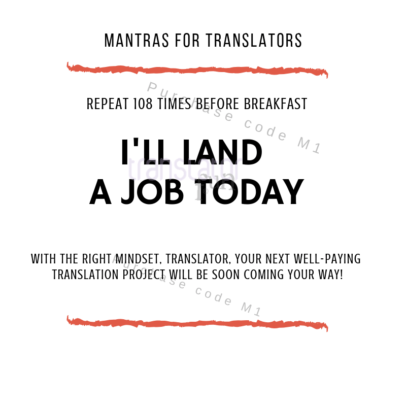 Mantras for translators