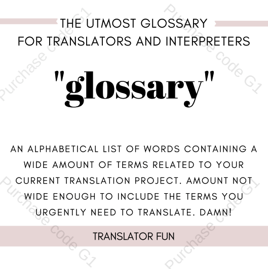 Glossary definition