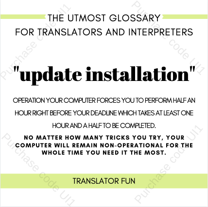 definition of update installation