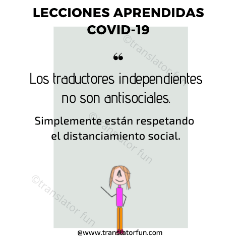 Traductores independientes durante la COVID-19
