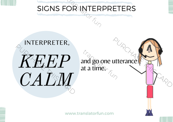 Keep calm and interpret