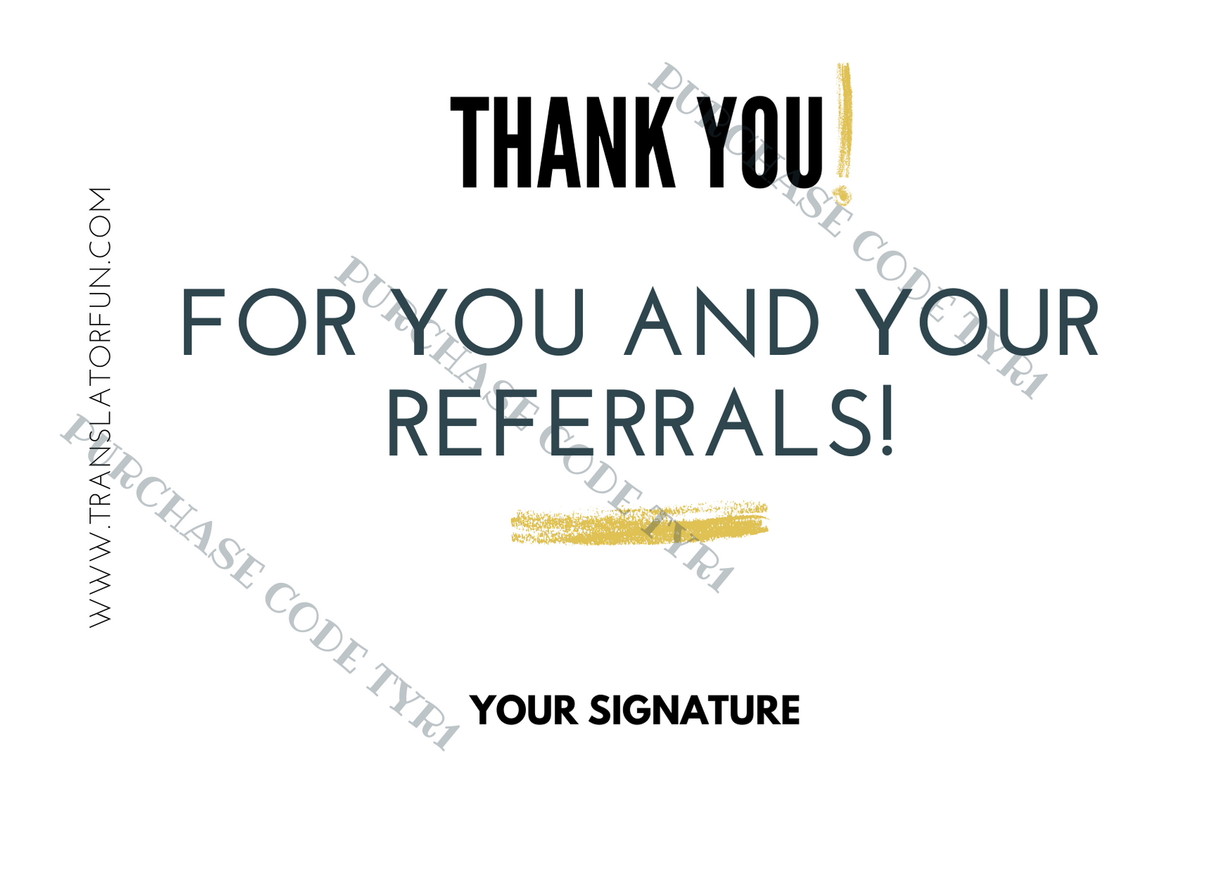 Cards to send to clients