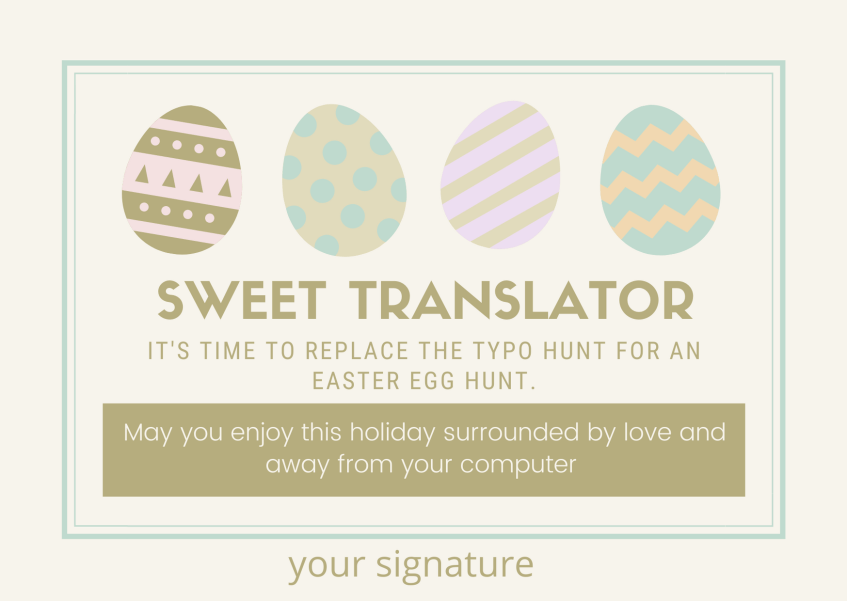 Translators celebrate Easter