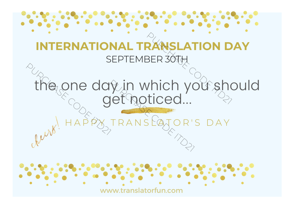 Translators' day