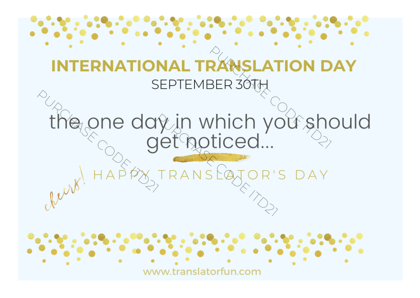 Translators' day