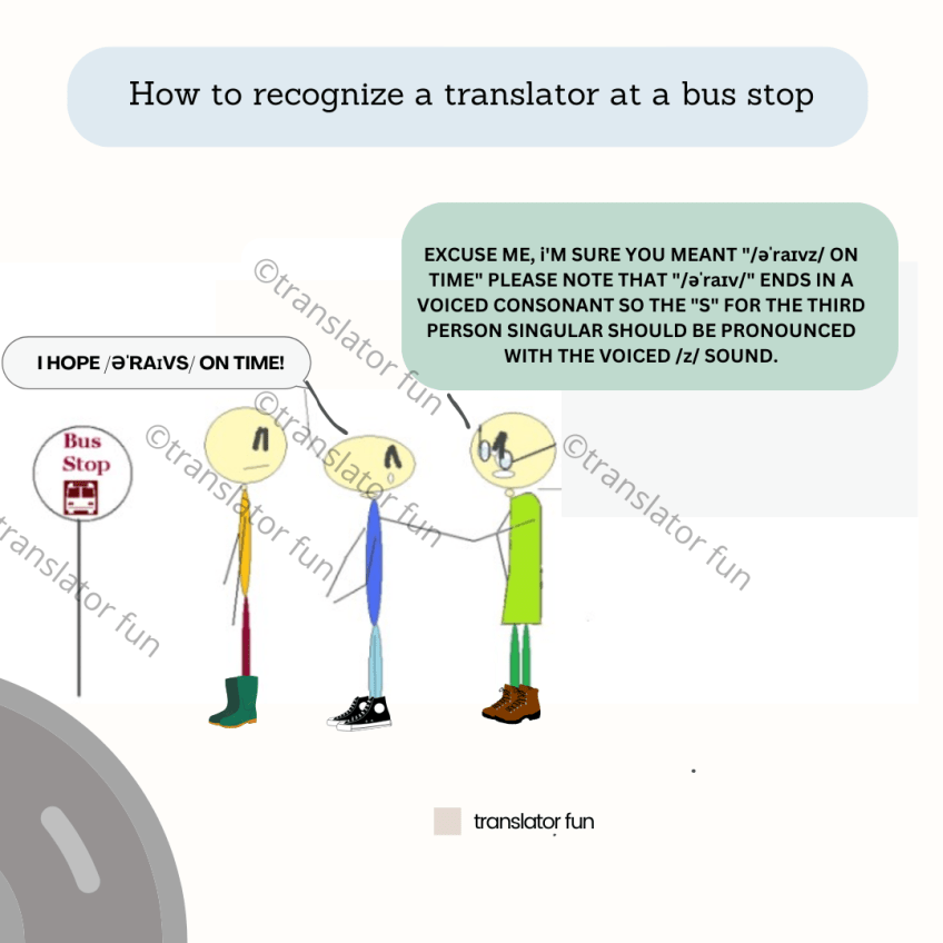 Translators and interpreters are into phonetics