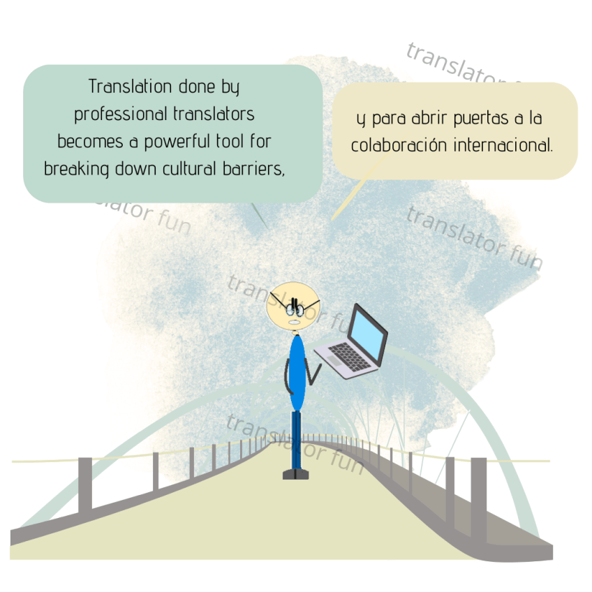 Professional translators are a powerful tool